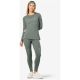 Bluza damska Super.natural Berggluck LS - eucalyptus/feather grey rozmiar: m