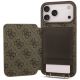 5. Etui Guess 4G Cardslots & Magnetic Closure Crossbody na iPhone 18 Pro / 17 Pro - brązowe