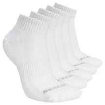 Skechers 5pk Unisex 1/2 Terry Qtr Crew S602095-100 Białe 39-42