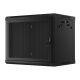 8. SZAFA INSTALACYJNA RACK WISZĄCA 19" 9U 600X450 CZARNA DRZWI PERFOROWANE LANBERG (FLAT PACK)