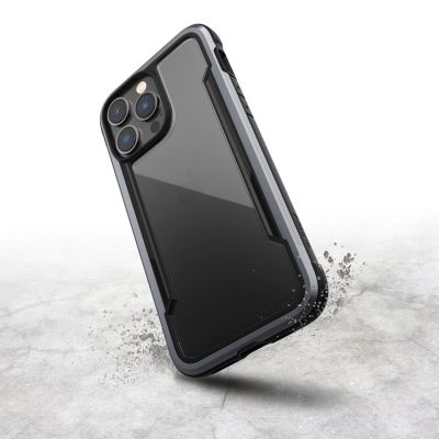 8. Raptic X-Doria Shield Case etui iPhone 14 Pro Max pancerny pokrowiec czarny