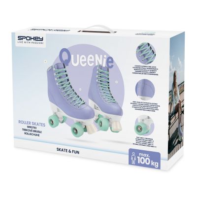 7. Wrotki regulowane Spokey Queenie Jr SPK-944634 r. 31-34