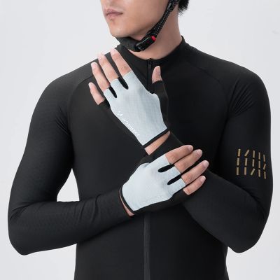 2. Rękawiczki rowerowe Wozinsky WRR-02L rozmiar L - szare