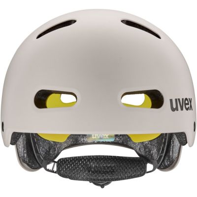 2. Kask rowerowy dziecięcy UVEX Kid 4 Style MIPS, warm grey matt