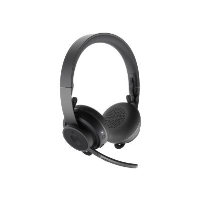 12. Słuchawki z mikrofonem Logitech Zone (981000854) Bluetooth Grafitowy