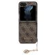 2. Etui Guess 4G Charms Collection na Samsung Galaxy Z Flip 5 - brązowe