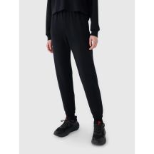 Spodnie damskie dresowe joggery z modalem 4F 4FWSS25TTROF1010-20S