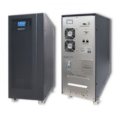 9. Qoltec Zasilacz awaryjny UPS On-line | Pure Sine Wave | 10kVA | 8kW | LCD | USB