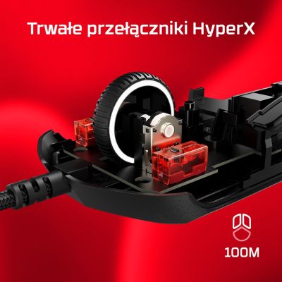 36. Mysz gamingowa HyperX Pulsefire Haste 2