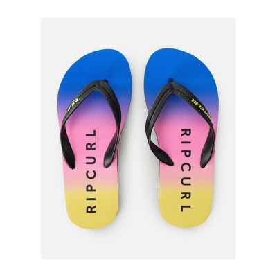 3. Japonki plażowe RIP CURL Lazed Fade Bloom Open Toe - Bo turkusowe