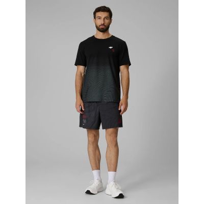 3. T-shirt regular z nadrukiem męski 4F 4FRSS26TTSHM4040-20A