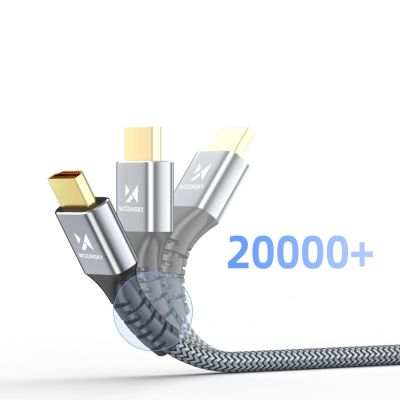 6. Kabel Wozinsky WPS-16AYL3S DisplayPort 2.1 Certyfikowany VESA 80 Gb/s 16K@60Hz 8K@120Hz 4K@240Hz HDR HDCP DSC 3m - czarny