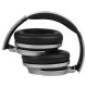 4. BUXTON BHP-18000 - Słuchawki Bluetooth nauszne srebrne
