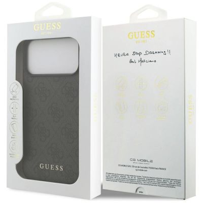 8. Etui Guess 4G Classic na iPhone 17 Pro Max - czarne