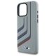 6. Etui BMW Silicone Turning Lines MagSafe na iPhone 16 Pro Max - szare