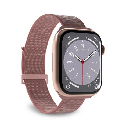 Pasek nylonowy Puro Sport do Apple Watch38 / 40 / 41 mm - różowy