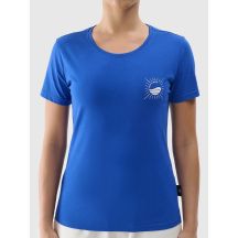 T-shirt regular z nadrukiem damski 4F 4FRSS24TTSHF2547-36S