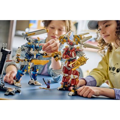 11. LEGO Ninjago 71870 - Bliźniacze tytanowe mechy