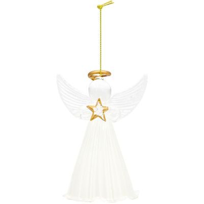3. BOMBKA SZKLANA FORMÓWKA ANIOŁ 14CM SASKA GIFT & DECOR