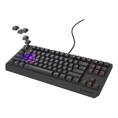 GENESIS Thor 230 TKL klawiatura Gaming USB QWERTY US English Czarny