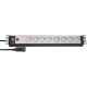 Listwa zasilająca Brennenstuhl Premium-Line 19 cali Steckdosenleiste 8-fach, Juodas/Lichtgrau, 3m