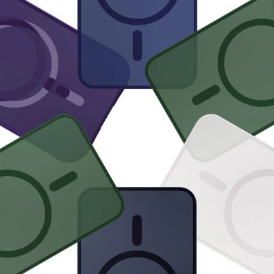 22. Etui 3mk Smoke MagCase na iPhone 16 - niebieskie-półprzezroczyste