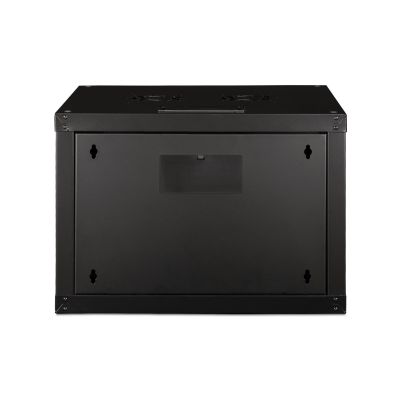 4. Digitus Szafa sieciowa wisząca Unique 19" 7U rack 600x600, drzwi szyba, czarny, niedzielona, złożona, 100kg