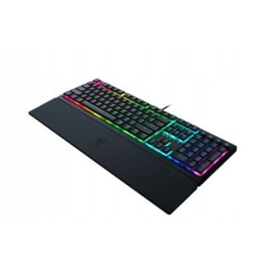 5. Klawiatura Razer Gaming Keyboard Ornata V3 RGB LED light, RU, Przewodowa, Czarny, Razer Mecha-Membrane, Klawiatura numeryczna
