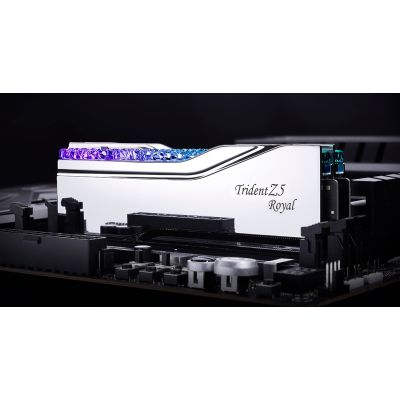 5. G.SKILL TRIDENT Z5 ROYAL RGB DDR5 2X16GB 6000MHZ CL28 SILVER F5-6000J2836G16GX2-TR5S