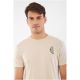 T-shirt męski VIKING Rune Man beżowy   XXL