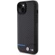 2. Etui BMW Leather Carbon na iPhone 15 Plus - czarne