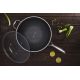 5. Wok z powłoką DIAMOND Kohersen Black Cube z pokrywką (32 cm ; 5,1l)