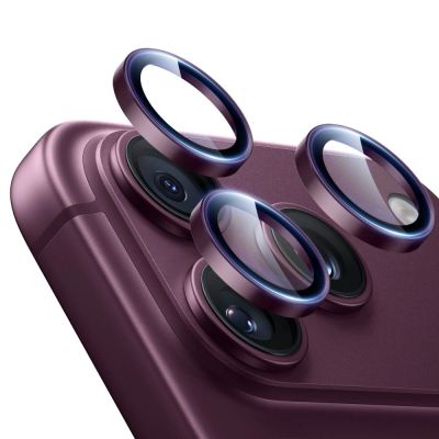 Szkło hartowane na aparat ESR Armorite Camera Protector na iPhone 18 Pro / 18 Pro Max - dark cherry