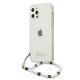 2. Etui Guess White Pearl na iPhone 12 / iPhone 12 Pro - przezroczyste