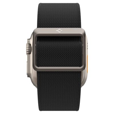 4. Pasek Spigen Fit Lite Ultra na Apple Watch 4/5/6/7/8/9/SE/Ultra (42/44/45/49 mm) - czarny