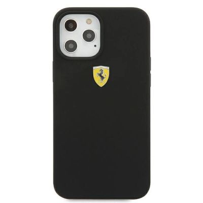 3. Etui Ferrari On Track Silicone na iPhone 12 Pro Max - czarne