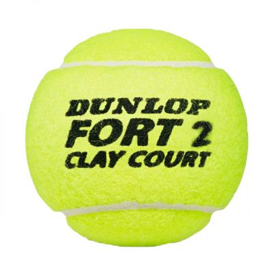 4. Piłki do tenisa ziemnego Dunlop Fort Clay Court 4szt 601613