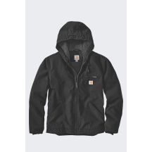 Kurtka Carhartt Washed Duck Sherpa Lined Black