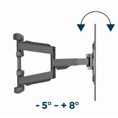 8. GEMBIRD UCHWYT ŚCIENNY REGULOWANY LCD 32"-75" VESA MAX 600 X 400MM, DO 45KG
