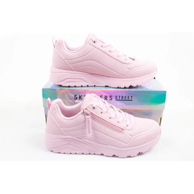 9. Skechers buty sportowe dziecięce Uno Lite różowe modne młodzieżowe