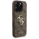 4. Etui Guess 4G Strap 4G Classic Logo na iPhone 16 Pro - brązowe