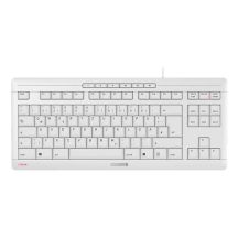 Klawiatura CHERRY STREAM KEYBOARD TKL Uniwersalne USB QWERTZ Niemiecki Biały