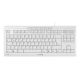 Klawiatura CHERRY STREAM KEYBOARD TKL Uniwersalne USB QWERTZ Niemiecki Biały