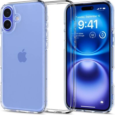 Etui Spigen Ultra Hybrid na iPhone 16 - przezroczyste