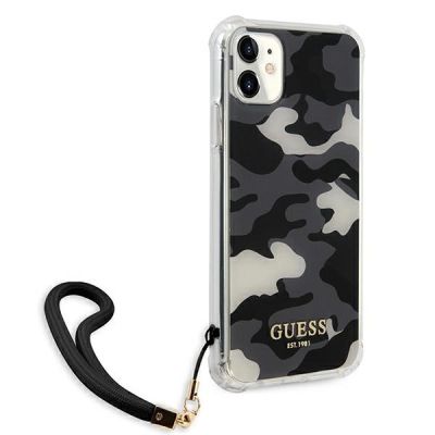 4. Etui Guess Camo Collection na iPhone 11 / Xr - czarne