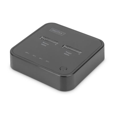 7. DIGITUS STACJA DOKUJĄCA DO SSD M.2 NVME Z FUNKCJĄ KLONOWANIA OFFLINE, USB-C, CZARNA DA-71545