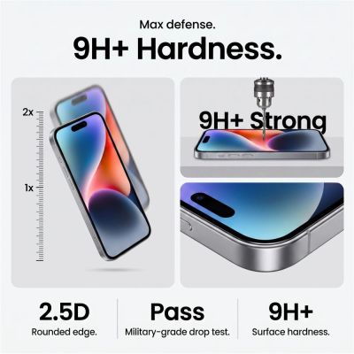 12. Szkło hartowane Tech-Protect Glass Fit+ 2-pack na Samsung Galaxy A16 4G / 5G / A26 5G / A17 4G / 5G - czarne