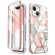 Etui Supcase Cosmo na iPhone 14 Plus - różowy marmur