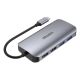 7. UNITEK AKTYWNY HUB USB-C 2X HDMI, CZYTNIK SD, 4K, RJ-45, PD 100W, 5 GBPS