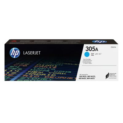 7. HP 305A oryginalny wkład z błękitnym tonerem LaserJet